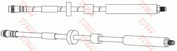 Latiguillo de freno TRW ref. PHB696