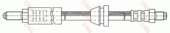 Flexible de frein (Durite de frein) TRW ref. PHC137