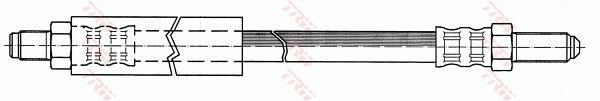 Flexible de frein (Durite de frein) TRW ref. PHC258