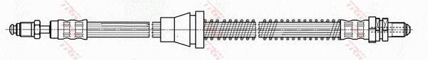 Flexible de frein (Durite de frein) TRW PHC279