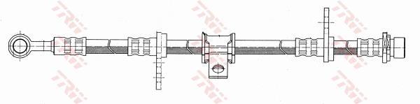 Flexible de frein (Durite de frein) TRW ref. PHD101