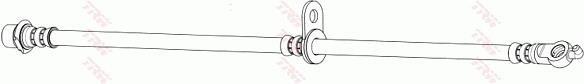 Latiguillo de freno TRW ref. PHD1020