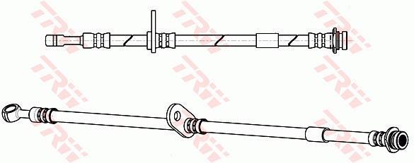 Flexible de frein (Durite de frein) TRW PHD1070