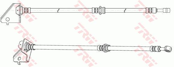 Flexible de frein (Durite de frein) TRW ref. PHD1121