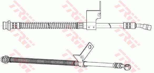 Flexible de frein (Durite de frein) TRW ref. PHD1147