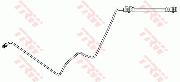 Flexible de frein (Durite de frein) TRW ref. PHD1157