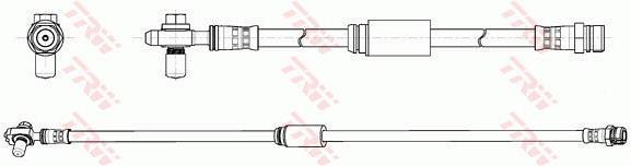 Latiguillo de freno TRW ref. PHD1163