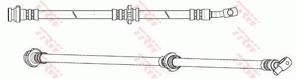Flexible de frein (Durite de frein) TRW PHD1190