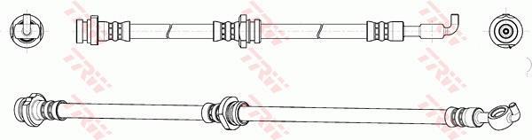 Latiguillo de freno TRW ref. PHD163