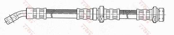 Flexible de frein (Durite de frein) TRW ref. PHD214