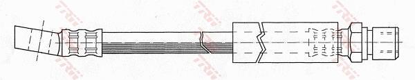 Latiguillo de freno TRW ref. PHD227
