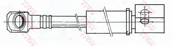 Latiguillo de freno TRW ref. PHD229