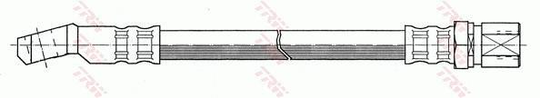 Flexible de frein (Durite de frein) TRW ref. PHD241