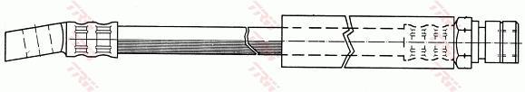 Latiguillo de freno TRW ref. PHD243