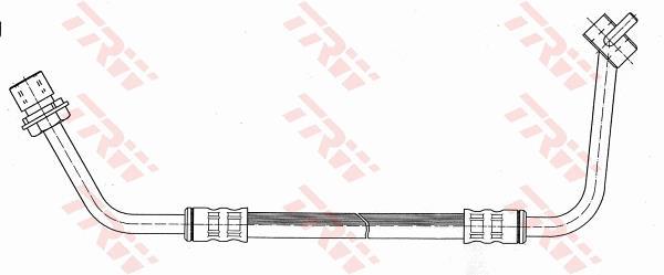 Latiguillo de freno TRW ref. PHD252