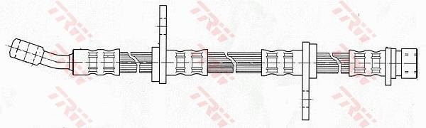 Flexible de frein (Durite de frein) TRW ref. PHD255