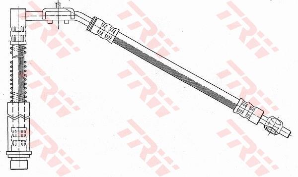 Latiguillo de freno TRW ref. PHD257