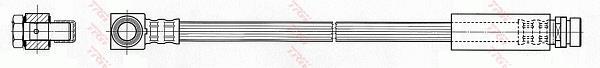 Flexible de frein (Durite de frein) TRW ref. PHD273