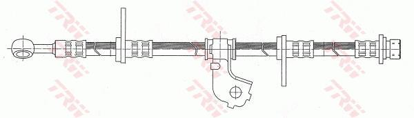Latiguillo de freno TRW ref. PHD317
