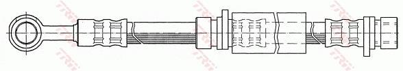 Latiguillo de freno TRW ref. PHD318