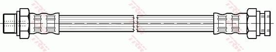 Flexible de frein (Durite de frein) TRW ref. PHD330