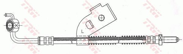 Latiguillo de freno TRW ref. PHD341