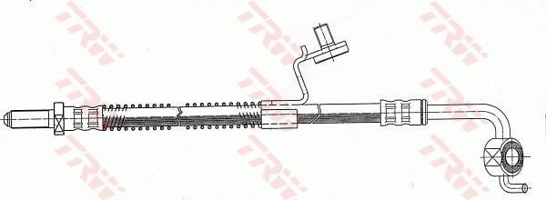 Latiguillo de freno TRW ref. PHD344