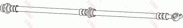 Latiguillo de freno TRW ref. PHD347