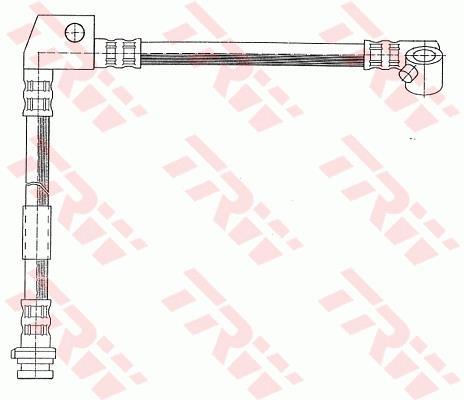 Flexible de frein (Durite de frein) TRW ref. PHD446