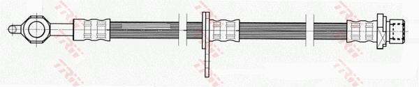 Flexible de frein (Durite de frein) TRW PHD460