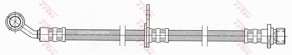 Flexible de frein (Durite de frein) TRW ref. PHD462