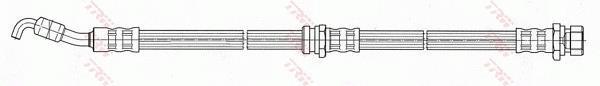 Flexible de frein (Durite de frein) TRW ref. PHD468