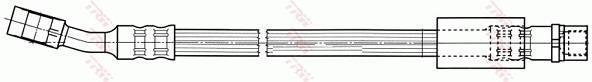 Latiguillo de freno TRW ref. PHD474