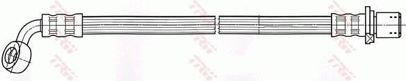 Flexible de frein (Durite de frein) TRW ref. PHD476