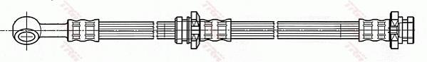 Flexible de frein (Durite de frein) TRW ref. PHD497