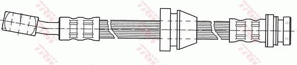 Latiguillo de freno TRW ref. PHD499
