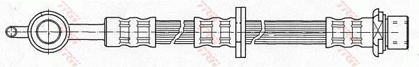 Flexible de frein (Durite de frein) TRW PHD501