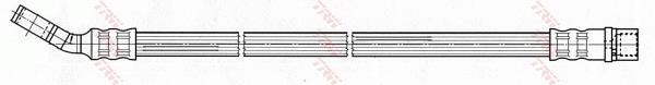 Latiguillo de freno TRW ref. PHD539