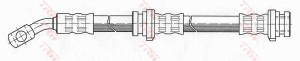 Flexible de frein (Durite de frein) TRW PHD544