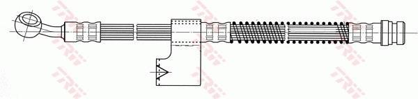 Flexible de frein (Durite de frein) TRW ref. PHD607