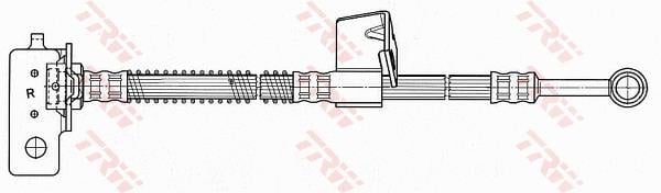 Flexible de frein (Durite de frein) TRW PHD620