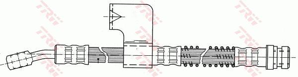 Latiguillo de freno TRW ref. PHD622