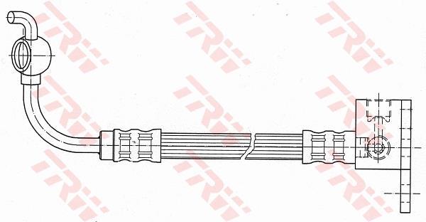 Flexível de travão TRW PHD648
