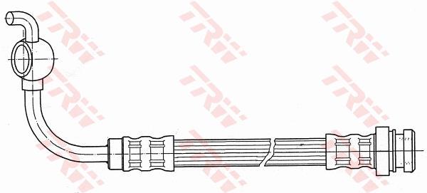 Flexible de frein (Durite de frein) TRW ref. PHD649