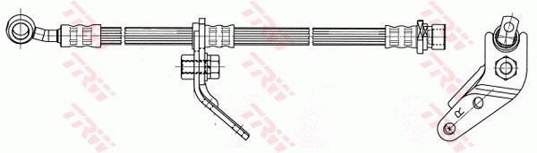 Flexible de frein (Durite de frein) TRW PHD7071