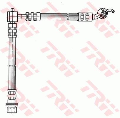 Flexible de frein (Durite de frein) TRW PHD931
