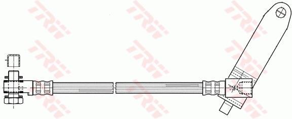 Latiguillo de freno TRW ref. PHD951