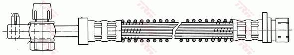 Latiguillo de freno TRW ref. PHD981