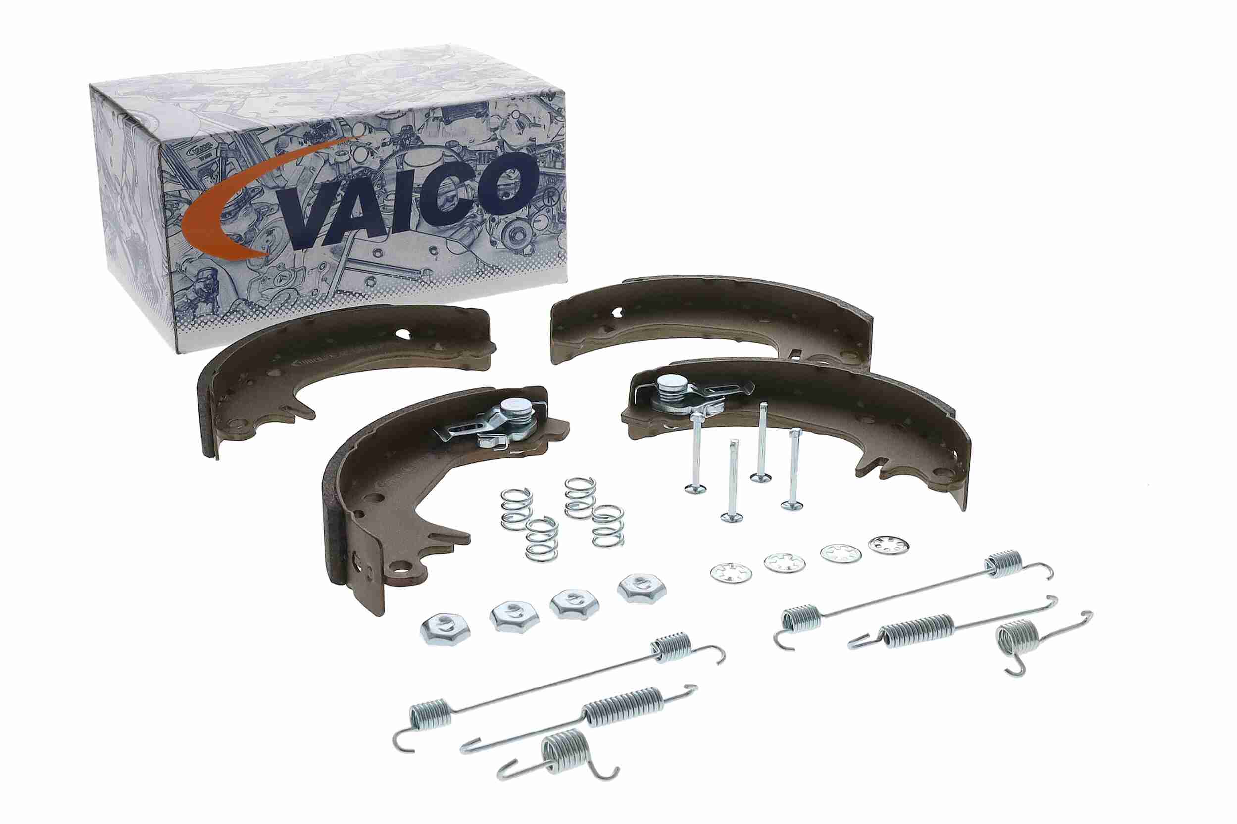 Jeu de 4 mâchoires de frein (Garniture de frein à tambour) VAICO V42-4128