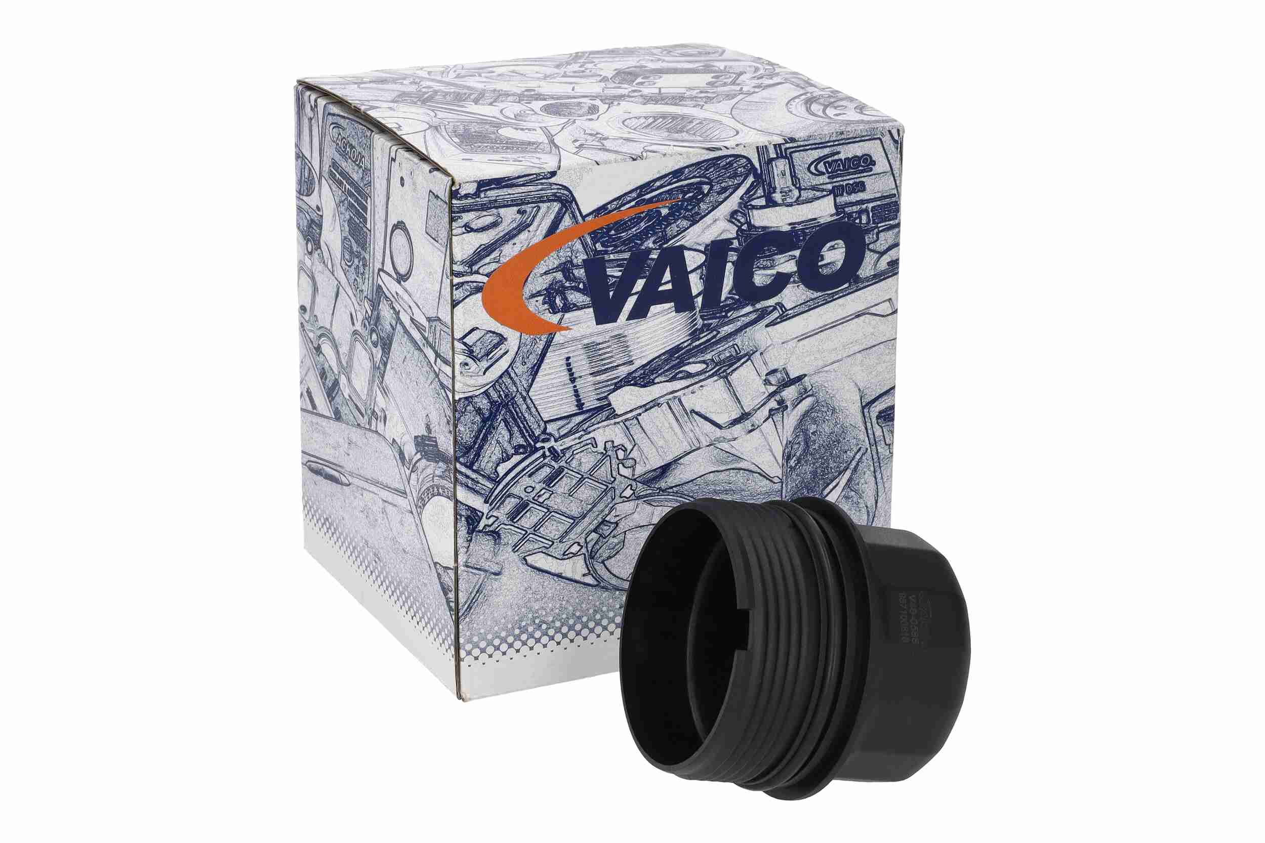 Cubierta, caja filtro de aceite (Cuerpo filtro de aceite) VAICO ref. V48-0585